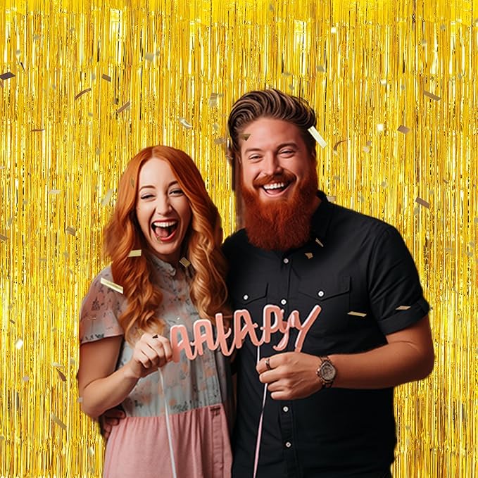 DECOCKRAT 3 Pack Foil Fringe Backdrop - Image 4