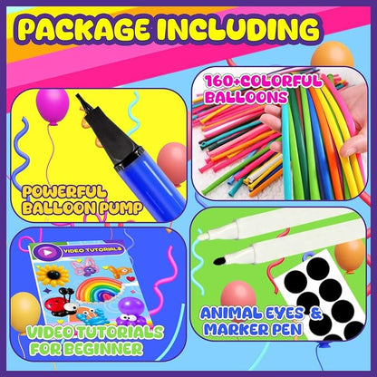 160PCS Balloon Animal Balloons Kit - Image 4