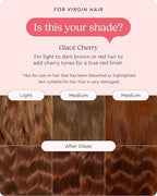 Glaze Supergloss Color Conditioning Gloss With Dispensing Pump – Hydrating Semi-Permanent Color Hair Gloss & Shine Boost – 6.4 Fl Oz - Vibrant Red - Glace Cherry