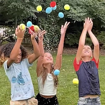 100 PCS Reusable Water Balloons, 2.4 Inch Quick Fill Splash Balls - Image 3