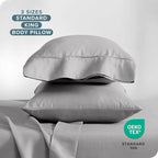 Bare Home Microfiber Pillow Cases - King Size Set of 2 - Cooling Pillowcases - Double Brushed - Light Grey Pillowcases 2 Pack - Easy Care (King Pillowcase Set of 2, Light Grey)