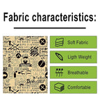 Barber Capes for Men, Hair Cutting Cape with Metal Snap Closure, 100% Polyester Salon Cape, Waterproof & Light Weight & Machine Washable- 63”× 56”, Retro Style