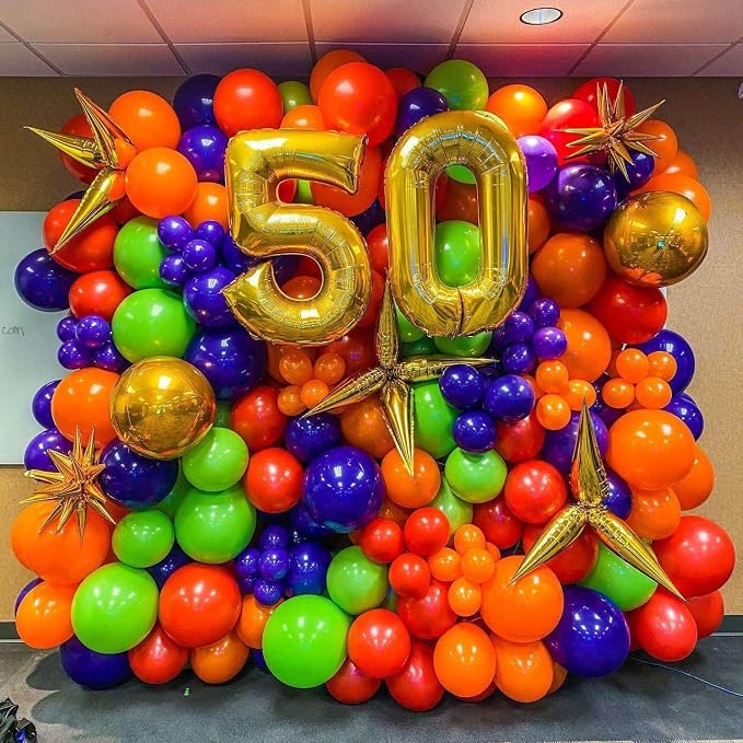 Gold 45 Number Balloons, 40 Inch Giant Number 45 Balloons Foil Mylar Helium - Image 7