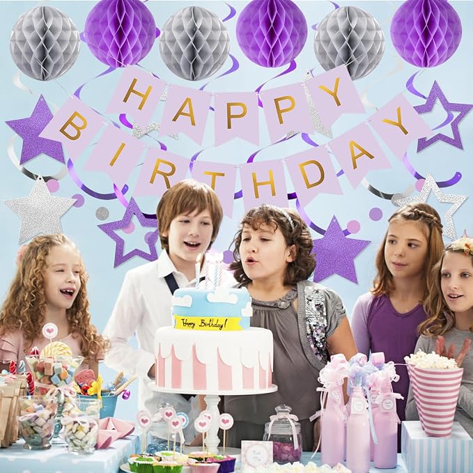 meowtastic Birthday Decorations Happy Birthday Banner - Image 5