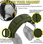 PROHEAR HC01 Headset Cover Tactical Advanced Earmuffs Modular Cover Fit for 3M WorkTunes Peltor Howard Leight Impact Walkers Razor - Green