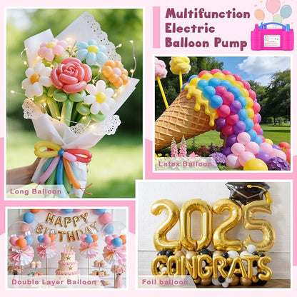 chamvis Balloon Pump Electric, Balloon Air Pump Inflate Pump - Image 5