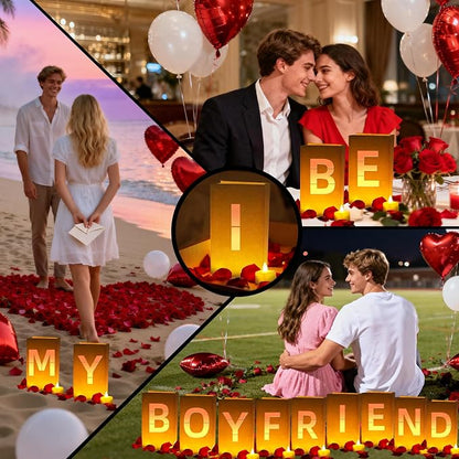 Be My Boyfriend Light Up Letters, Include Light up Letters, - Image 4