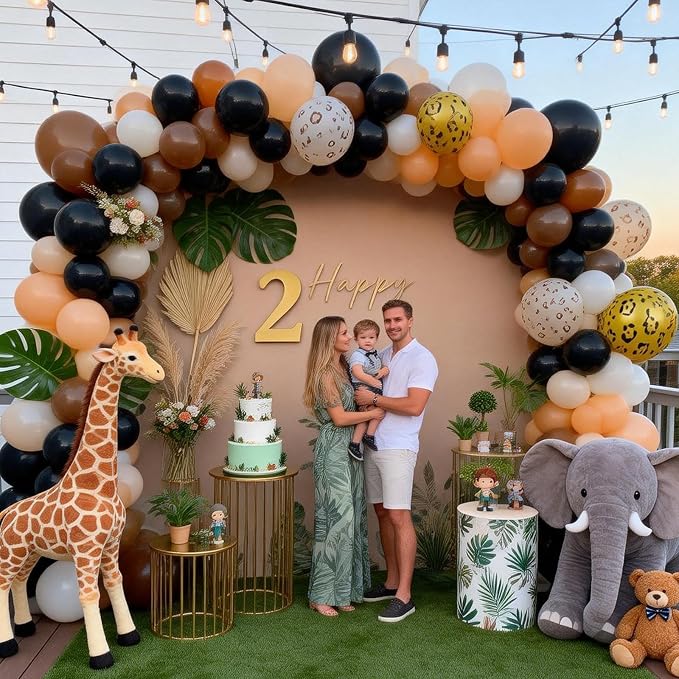 Fall Boho Cheetah Print Balloons - Image 7