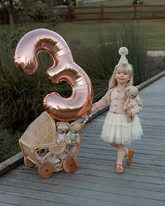 Rose Gold 3 Balloon - Image 8