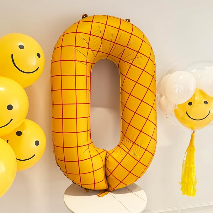 40 In Matte Yellow Number 4 Balloons Helium Foil Mylar Balloon Digital 4 | The - Image 4