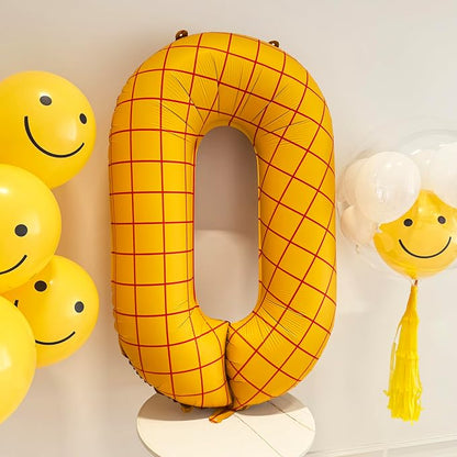 40 In Matte Yellow Number 1 Balloons Helium Foil Mylar Balloon Digital 1 | The - Image 5