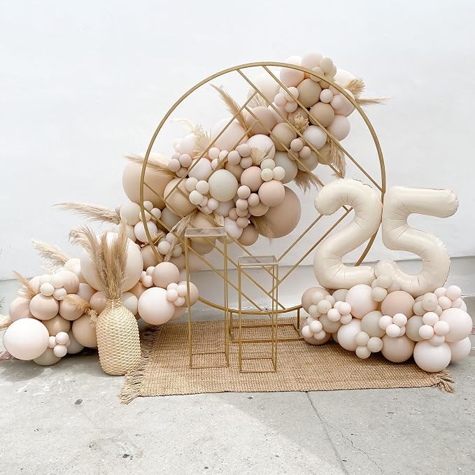 Double Stuffed White Sand balloons Different Size 115Pcs 5/10/12/18 Inch Sand - Image 6