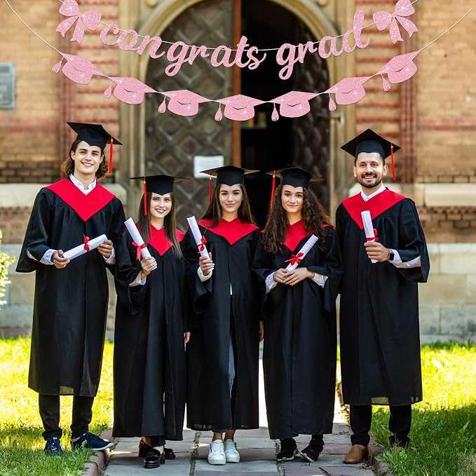 2026 Graduation Banners Party Decorations Black Class of 2026 - Image 7