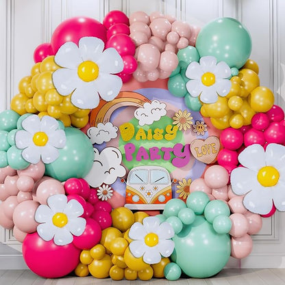 ALL-IN-1 Daisy Balloons Garland Kit & Arch - Image 5