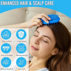Multi-Function Silicone Scalp Scrubber and Shampoo Brush Soft Scalp Massager for Exfoliation, Dandruff Removal, Relaxation, Supports Circulation & Growth, Scalp Brush Comfy for Wet & Dry Use in Shower