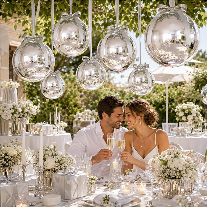 Silver Round Foil Balloons - Image 7