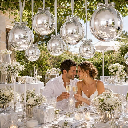 Silver Round Foil Balloons - Image 7