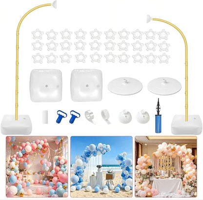 Balloon Arch Kit, Adjustable 8.2FT & 6FT Half Balloon Arch Stand | Free Bending by Unknown