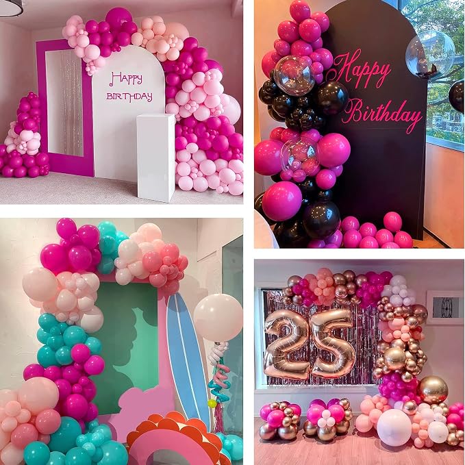 50 Pack Hot Pink Balloons 12 Inch - Image 7