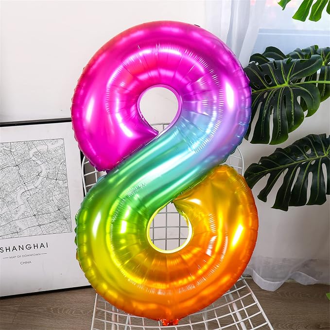 Number Balloon | Number 8 Balloon - Image 2