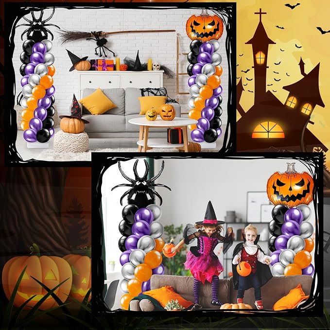 Kasyat 2 Sets Halloween Balloon Column Stand Kit - Image 6