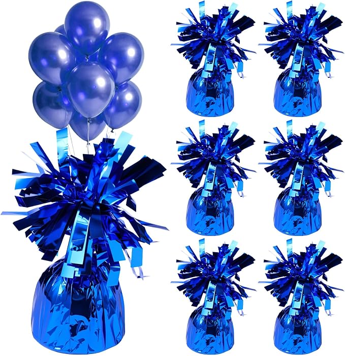 6 Pcs Balloon Weights Metallic Anchor Balloon Holder by Unknown