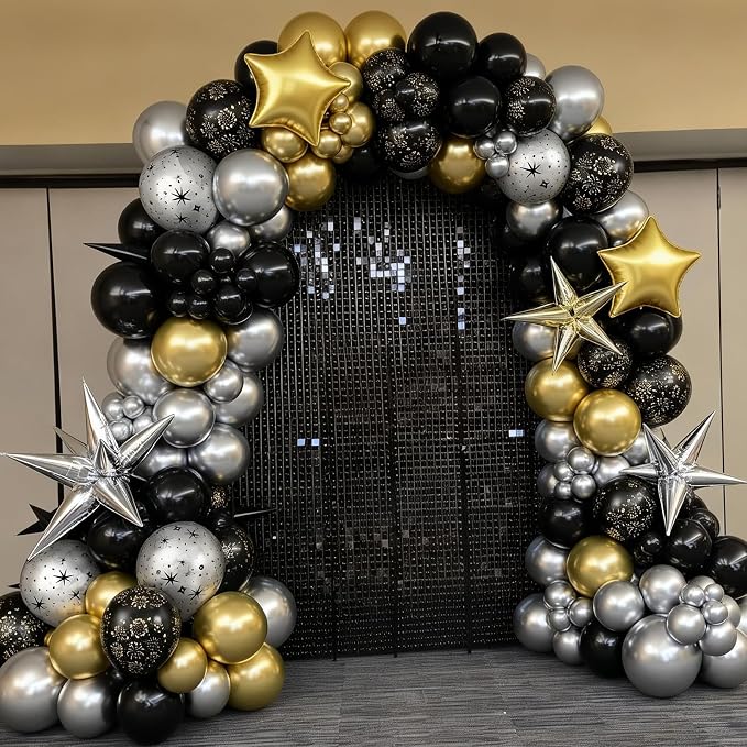 Black and Gold Balloons - Image 7