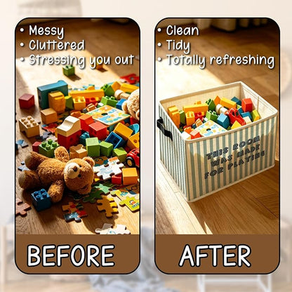 Kids Playroom Foldable Storage Bins Box - Image 6