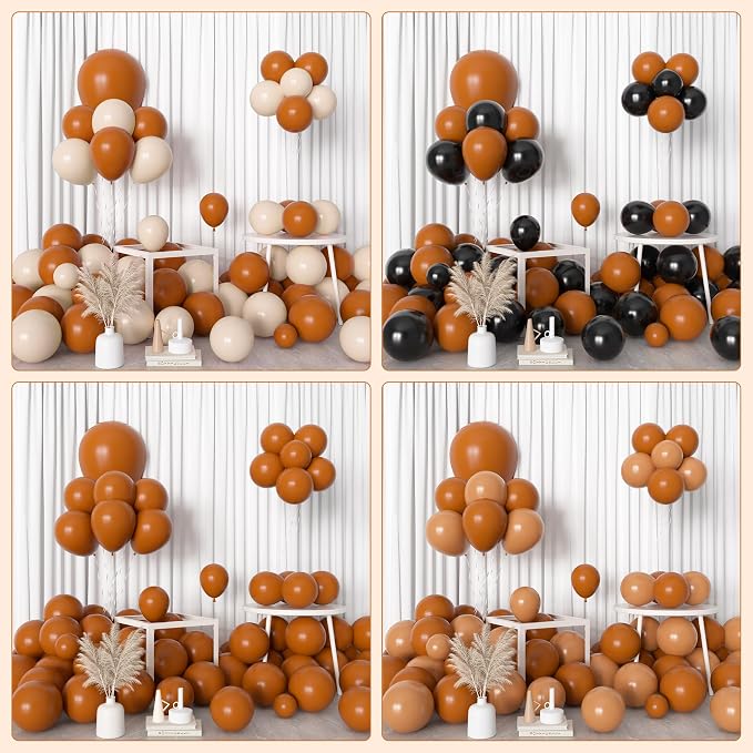 Amandir 153pcs Burnt Orange Balloon Arch Garland Kit Different Sizes | 18 12 10 - Image 7