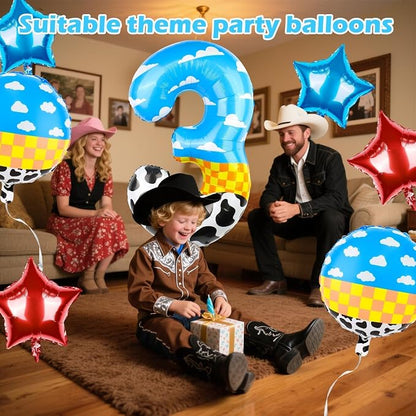 40 Inch Toy Inspire Story Themed Number 3 Balloon, Large Number Helium Balloon - Image 3