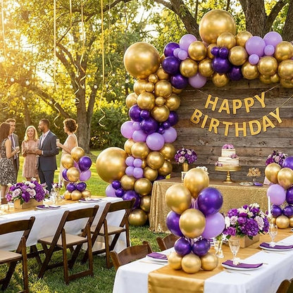 RUBFAC Metallic Gold Balloons 65pcs, 12 Inch Party Balloon - Image 7