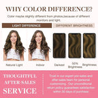 GOO GOO Clip in Hair Extensions Real Human Hair, Remy Human Hair Extensions Clip ins for Women, Natural Human Hair, 22inch 150g 7Pcs, 2/6/2 Balayage Dark Brown to Chestnut Brown