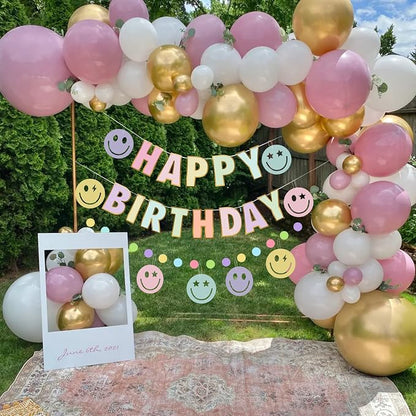 Pre-Strung Happy Birthday Banner, NO DIY Party Decorations | Birthday Party - Image 8