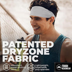Tough Headwear Tough Outfitters Headband for Men - Mens Headbands - Working Out Sports Performance Head Bands - Athletic Cycling Running Sweat Band, Football Headbands - Sweat Bands Men/Women