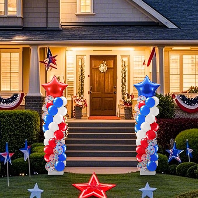 Kasyat 2 Sets 4th of July Balloon Column Stand Kit - Image 6