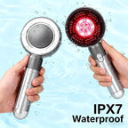 Multi Functional 3 in 1 Electric Scalp Massager Hair Growth, Red Light Therapy Scalp Massager with Oil Applicator, Portable Smart Scalp Hair Brush IPX7 Waterproof