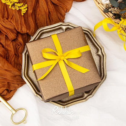 Ribbli Double Faced Maize Yellow Satin Ribbon, 3/8” x Continuous 25 Yards - Image 2