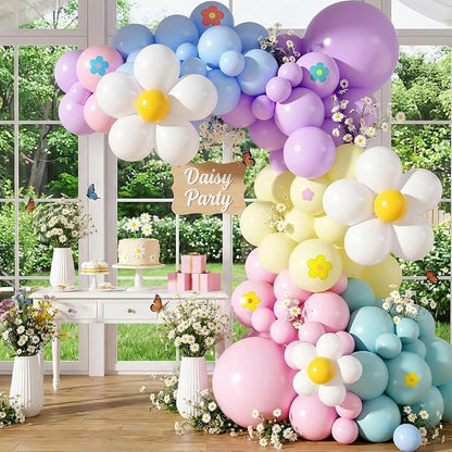 Daisy Balloon Garland Arch Kit - Image 7
