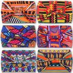 IVARYSS Wide Headbands for Women, Knotted Head Wraps Turbans, Large African Style Head Bands Hair Accessories, 6 Pack (African)