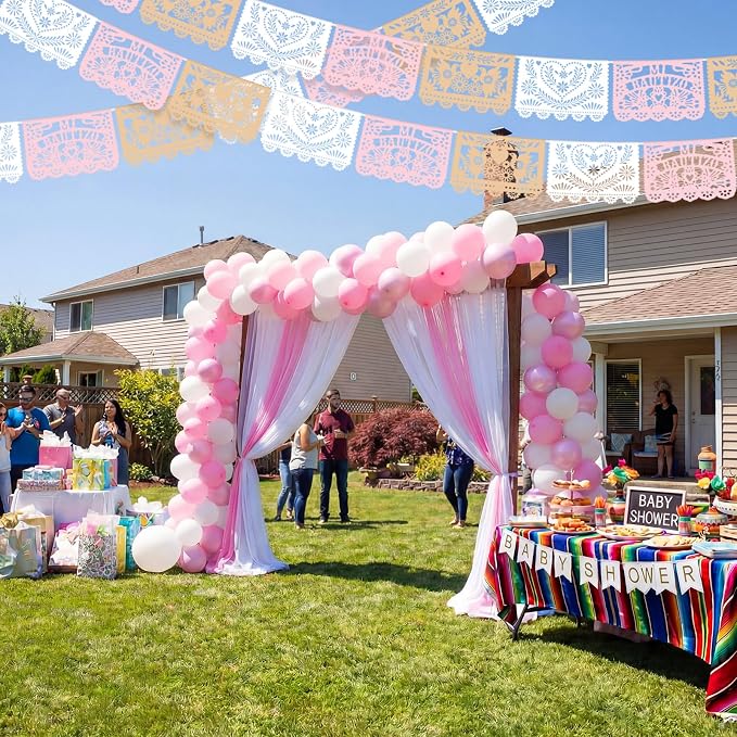 TaoBary 6 Pcs Papel Picado Mexican Wedding Cielito Lindo Party Decor 118 Feet - Image 6