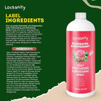 Locsanity Rosewater and Peppermint Daily Moisturizing Spray – Jumbo Size Hydrating Dreadlock Spray to Nourish the Scalp and Protect Hair From Oil and Buildup (32oz)