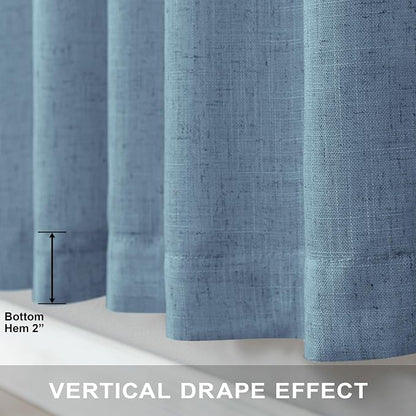 Extra Long Curtains for Living Room Patio Sliding Glass Door 120 Inch Length - Image 5