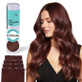 Irresistible Me Real Human Hair Extensions Clip Ins – 100% Human Hair Clip In Extensions for Length & Volume – Invisible Extension – Heat Resistant & Dyeable – Auburn, 20 Inches