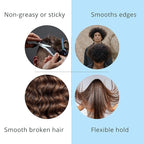 Morfose Extra Aqua Hair Gel Wax with Shiny and Flexible Level 2 Hold, Manage Flyaways, Braids, and Curls, Professional Hair Styling for Women and Men, Chewing Gum Scent, 5.92 fl. oz