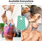 Non-Stick Beard Bib for Shaving, Cute Cartoon Hippo Shave Bib, Waterproof Hair Catcher with Suction Cups, Grooming Apron Men Husband