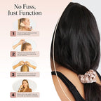 Kitsch Leopard Prints Satin Scrunchies for Women - No Crease Hair Ties for Girls, Scrunchies For All Hair Types and Textures, Perfect for Day or Night | Ideal Gifts for Women - 5 Pcs