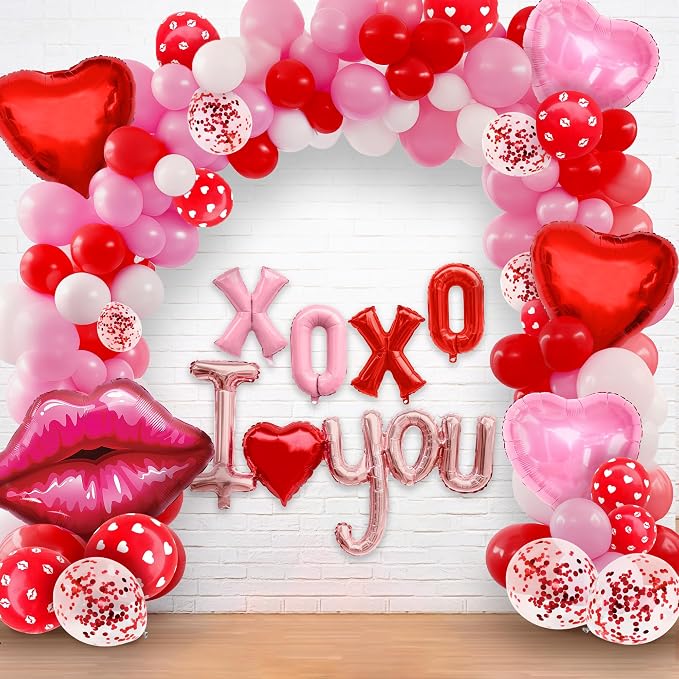 Katchon Xoxo Balloons For Pride Month Decorations 30 Inch, I Love You by KatchOn