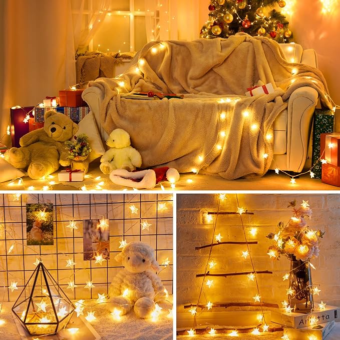 Minetom Star String Lights Battery Operated - Image 5