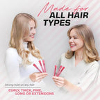 Fagaci Firm Grip Hair Clips with Silicone Band - Duckbill Alligator Clips for Long Hair Styling, Sectioning, and Salon Use