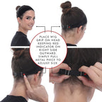 Madison Headwear Wig Grip Headbands For Women- Adjustable To Custom Fit Your Head - Velvet Comfort - Wig Bands No Slip Breathable Lightweight Material For All Day Wear! Keep Wig Comfortably Secured